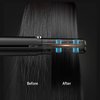 Мини преса за коса USB презареждане Безжичен керамичен инструмент за оформяне Маша Плоска суха преса 2022 Нова маша за коса