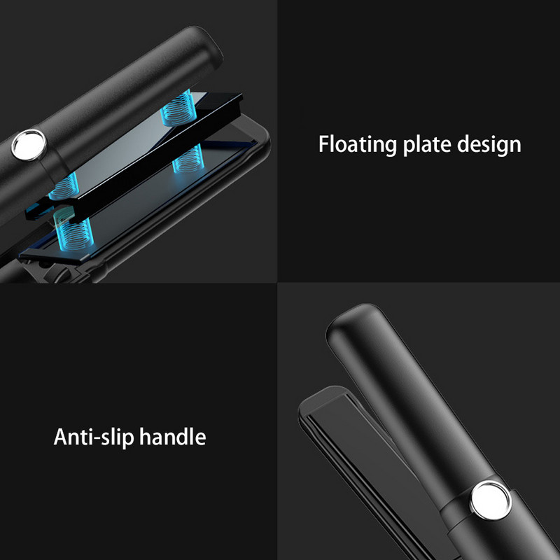 Mini pegla za kosu USB Recharge Bežični keramički alat za oblikovanje Uvijač Flat Dry Straighter 2022 Novo uvijače za kosu