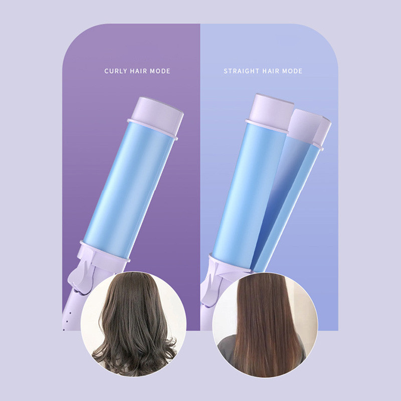 SONOFLY 40 mm 2 u 1 uvijač za kosu, keramički uređaj za ravnanje kose LCD, 4 temperaturne višenamjenske modne alatke za oblikovanje JF-401