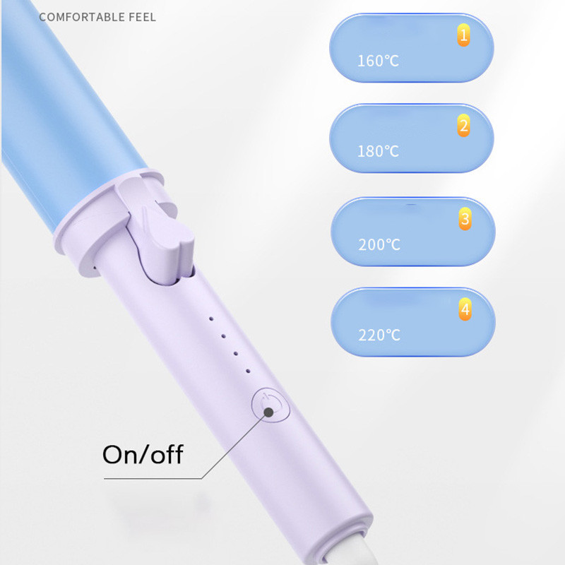 SONOFLY 40 mm 2 u 1 uvijač za kosu, keramički uređaj za ravnanje kose LCD, 4 temperaturne višenamjenske modne alatke za oblikovanje JF-401