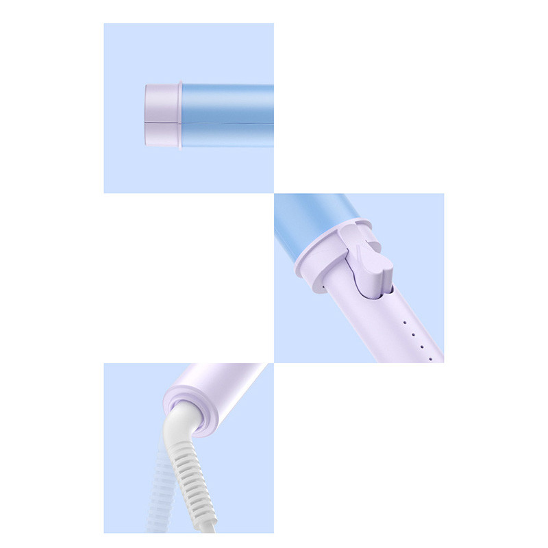 SONOFLY 40 mm 2 u 1 uvijač za kosu, keramički uređaj za ravnanje kose LCD, 4 temperaturne višenamjenske modne alatke za oblikovanje JF-401