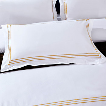 2 бр./компл. луксозни 100% египетски памук бродерия 5 звезди хотелски калъфки калъфка за възглавница Бяла калъфка за възглавница един чифт 50*80 55*85см