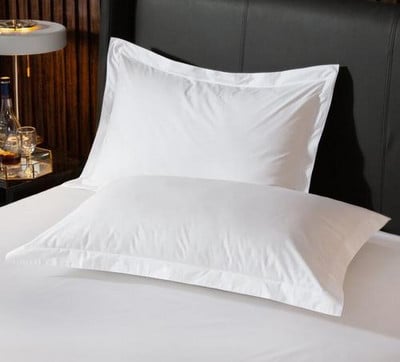 2db/Szett Luxus 100% Egypt Cotton Embroidery 5 csillagos Hotel Párnahuzatok párnahuzat Fehér párnahuzat egy pár 50*80 55*85cm
