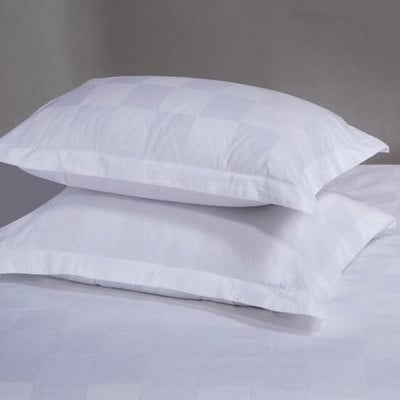 2db/Szett Luxus 100% Egypt Cotton Embroidery 5 csillagos Hotel Párnahuzatok párnahuzat Fehér párnahuzat egy pár 50*80 55*85cm