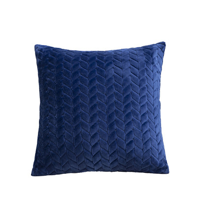 MACT Corduroy Soft dekoratív négyzet alakú párnahuzat egyszínű párnahuzat terasz kanapéhoz Modern Leaves párnahuzat 45x45cm