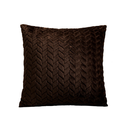 MACT Corduroy Soft dekoratív négyzet alakú párnahuzat egyszínű párnahuzat terasz kanapéhoz Modern Leaves párnahuzat 45x45cm