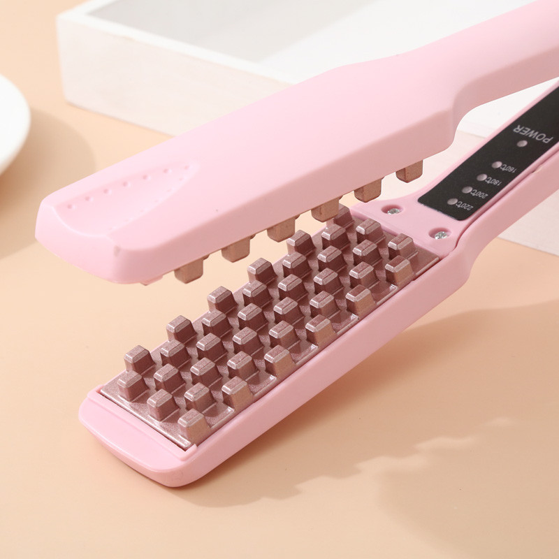 Profesionalna pegla za volumen kose, keramička 3D rešetkasta uvijača za kosu, uvijači za kosu, udlaga za uvijanje kukuruza, plosnate pegle, uvijači za kosu, alat za oblikovanje