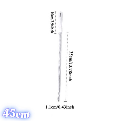 45cm/65cm Fleksibilni odvod Hair Snake Clog Remover Umivaonik Čistač kupaonske kade Četka za odvod Odvodna cijev Alat za čišćenje jaružanja