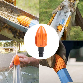 Ακροφύσιο πλύσης Pipe Dredge Flusher Υψηλής πίεσης Νερό Rocket Pipe Jetter Washer Spray Quick Plug Εργαλεία ακροφυσίου σωλήνα αποστράγγισης