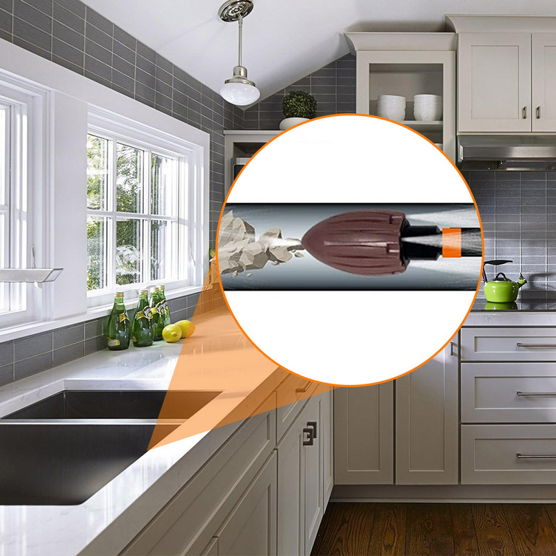 Pesuri otsik Toru süvendi loputusseade Kõrgsurvevesi Rakett Pipe Jetter Pesuri pihusti Kiire pistik tühjendusvooliku düüsi tööriistad