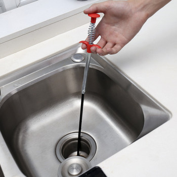 0.6/2/3M деблокиращ инструмент за канализационна тръба Snake Spring Pipe Инструмент за драгиране за баня Кухня Коса Канализация Мивка Инструменти за почистване на тръбопроводи