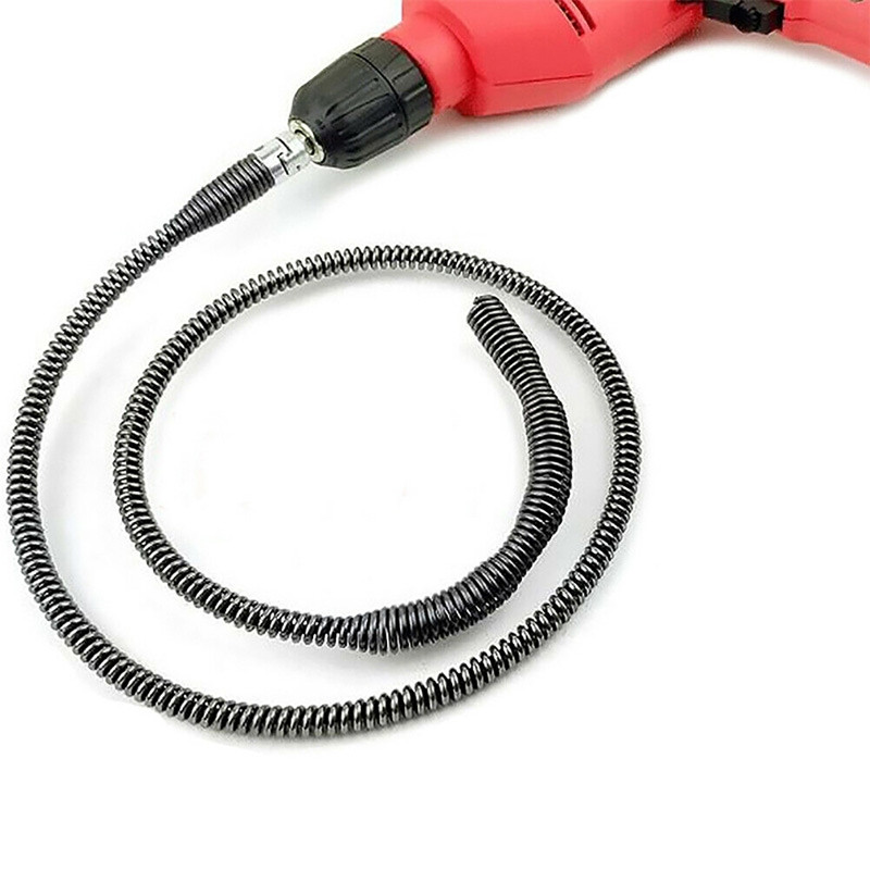 1/3 m spyruoklinio vamzdžio kanalizacijos vamzdžio atblokavimo priemonė Vonios plaukų kanalizacijos kriauklės valymo šepetėlis kanalizacijos valiklis užkimšimo skylių šalinimo priemonė valymo įrankiai