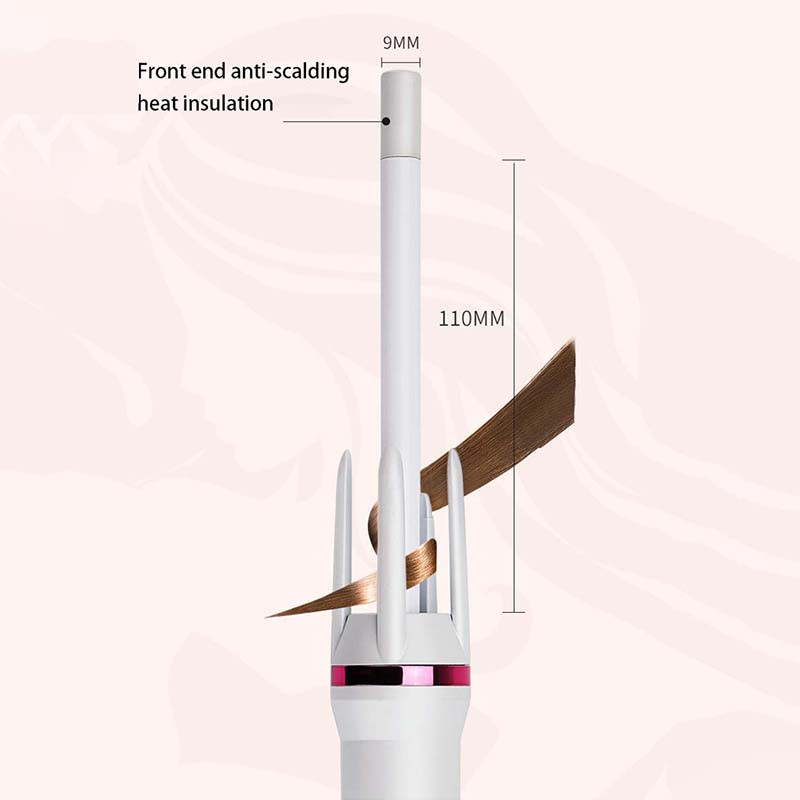 SONOFLY 9mm automatinis plaukų suktukas 3 temperatūros reguliuojamos lazdelės bangos kriaušės gėlės garbanojimo geležis Profesionalūs formavimo įrankiai SH-8608