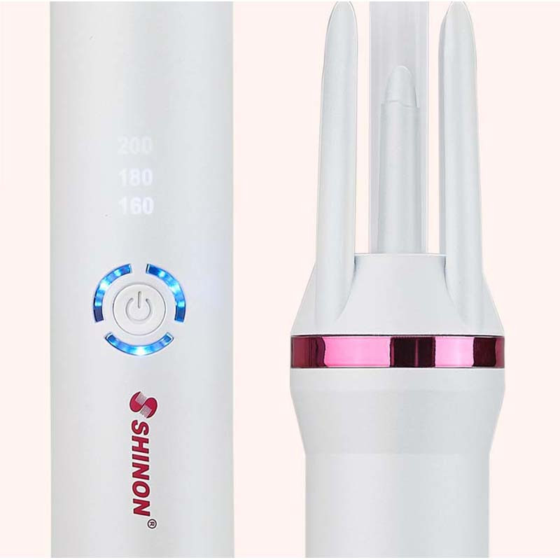 SONOFLY 9mm automatinis plaukų suktukas 3 temperatūros reguliuojamos lazdelės bangos kriaušės gėlės garbanojimo geležis Profesionalūs formavimo įrankiai SH-8608