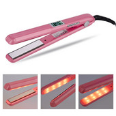 Šalto plokščio geležies plaukų priežiūros formavimo priemonė plaukų priežiūros priemonė Pažeistų plaukų taisymas Ultragarsinis infraraudonųjų spindulių garų plaukų tiesintuvas