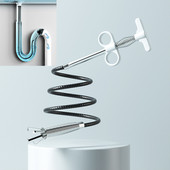 60/90/160 cm kanalizacijos vamzdžių atblokavimo priemonė Snake Spring Pipe gilinimo įrankis vonios kambariui virtuvėje Plaukų kanalizacijos kriauklės vamzdynų valymo įrankiai