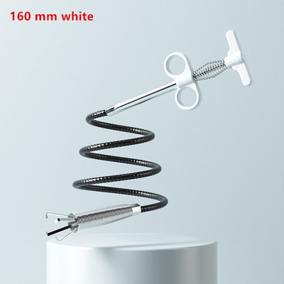 60/90/160 cm kanalizacijos vamzdžių atblokavimo priemonė Snake Spring Pipe gilinimo įrankis vonios kambariui virtuvėje Plaukų kanalizacijos kriauklės vamzdynų valymo įrankiai