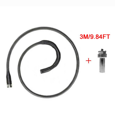 Alat za jaružanje cijevi od 1/3 m Opružna cijev Deblokada kanalizacijskih cijevi Čistač kupaonskih kuhinjskih odvoda Umivaonik Alat za uklanjanje začepljenih cijevi