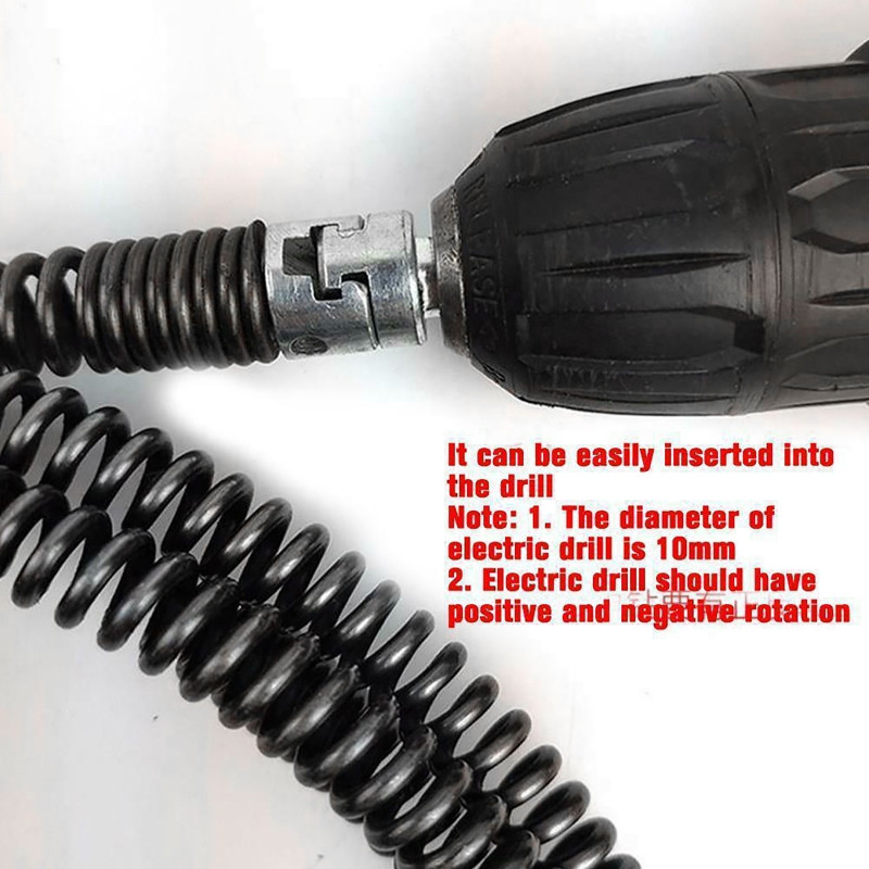 Alat za jaružanje cijevi od 1/3 m Opružna cijev Deblokada kanalizacijskih cijevi Čistač kupaonskih kuhinjskih odvoda Umivaonik Alat za uklanjanje začepljenih cijevi