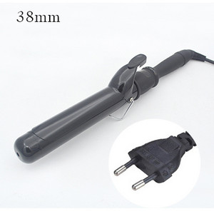 Keraminis plaukų suktukas 38 mm plaukų formavimo įrankiai LCD garbanojimo geležis Skaitmeninės magiškos garbanojimo lazdelės lygintuvai