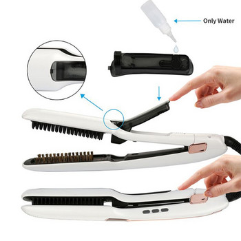 Επαγγελματικό ισιωτικό μαλλιών LCD ψηφιακή οθόνη Hair Styler Σίδερα περιποίησης μαλλιών κεραμικό επίπεδο σίδερο για γυναίκες