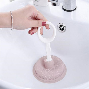 Πολυλειτουργικό οικιακό καθαριστικό έμβολο βυθοκόρησης σωλήνων αναρρόφησης για νιπτήρα μπάνιου αποχέτευσης Λαστιχένια συσκευή καθαρισμού βυθοκόρησης