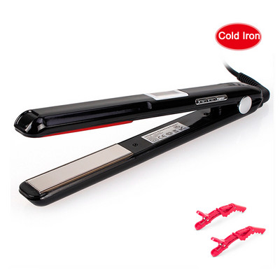 Professzionális Cold Flat Iron Hajkezelő Styler Therapy kondicionáló eszköz A sérült haj helyreállítása Ultrahangos infravörös vasalók