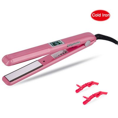 Professzionális Cold Flat Iron Hajkezelő Styler Therapy kondicionáló eszköz A sérült haj helyreállítása Ultrahangos infravörös vasalók