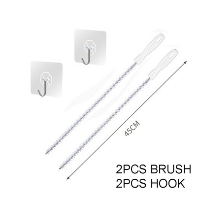 45 cm vamzdžių gilinimo šepetys vonios kambarys virtuvės plaukų kanalizacijos kriauklė šalinanti kanalizacijos šlavimo mašina, lankstus valiklis užsikimšimo kištuko skylių šalinimo įrankis