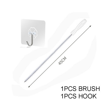 45 cm vamzdžių gilinimo šepetys vonios kambarys virtuvės plaukų kanalizacijos kriauklė šalinanti kanalizacijos šlavimo mašina, lankstus valiklis užsikimšimo kištuko skylių šalinimo įrankis