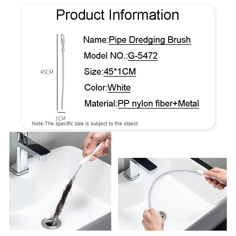 45 cm vamzdžių gilinimo šepetys vonios kambarys virtuvės plaukų kanalizacijos kriauklė šalinanti kanalizacijos šlavimo mašina, lankstus valiklis užsikimšimo kištuko skylių šalinimo įrankis
