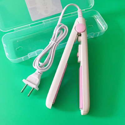augstas kvalitātes mini matu taisnotājs mini dzīvoklis dzelzs bezvadu usb ruļļi 25w ceļojošie matu taisnotāji