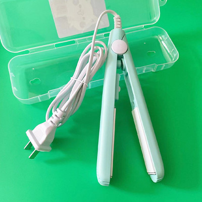 augstas kvalitātes mini matu taisnotājs mini dzīvoklis dzelzs bezvadu usb ruļļi 25w ceļojošie matu taisnotāji