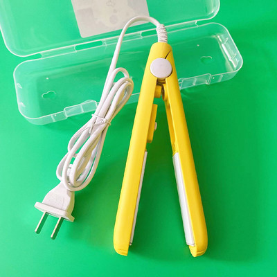 augstas kvalitātes mini matu taisnotājs mini dzīvoklis dzelzs bezvadu usb ruļļi 25w ceļojošie matu taisnotāji