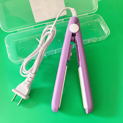 augstas kvalitātes mini matu taisnotājs mini dzīvoklis dzelzs bezvadu usb ruļļi 25w ceļojošie matu taisnotāji