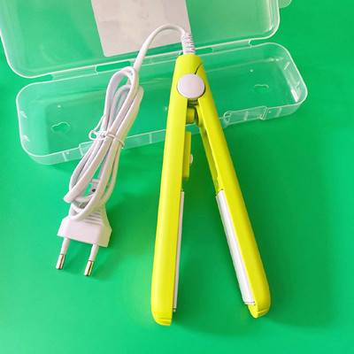 augstas kvalitātes mini matu taisnotājs mini dzīvoklis dzelzs bezvadu usb ruļļi 25w ceļojošie matu taisnotāji