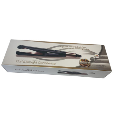 Alisador e ondulador de cabelo 2 em 1, elétrico profissional chapinha utensílios modeladores de cerâmica