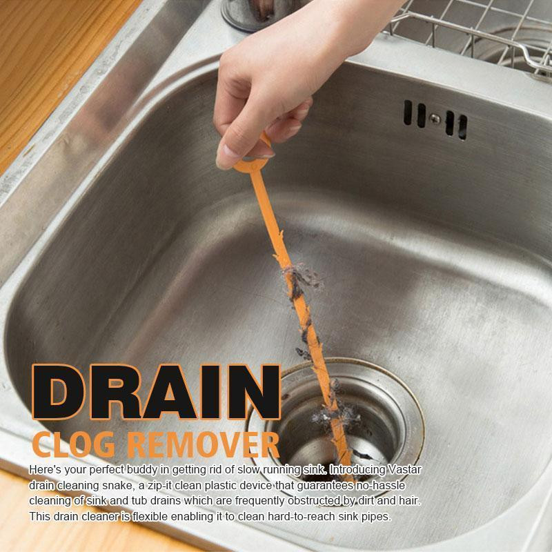 Kriauklės užsikimšimo šalinimo priemonė kabliukas Vonios grindys Kanalizacijos žemsiurbė virtuvė Vonios kambarys Pašalinti kanalizacijos užsikimšimą Plastikinis kablio žemsiurbės valymo įrankis