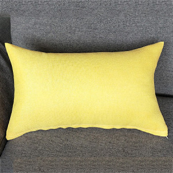 Ορθογώνιο κάλυμμα μαξιλαριού 30x50 Πολυεστερική μαξιλαροθήκη Διακοσμητικά μαξιλάρια καναπέ Μαξιλαροθήκη Διακόσμηση σπιτιού Μαύρη κίτρινη μαξιλαροθήκες