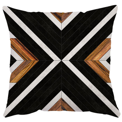 Ins Stripe Lattice geomeetriline padjapüür Magamistoa Diivani Padjapüür 45x45cm Kohandatud lühike plüüs ruudukujuliste padjapüüride sisustus