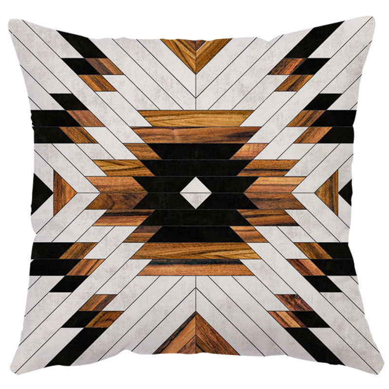 Ins Stripe Lattice geomeetriline padjapüür Magamistoa Diivani Padjapüür 45x45cm Kohandatud lühike plüüs ruudukujuliste padjapüüride sisustus