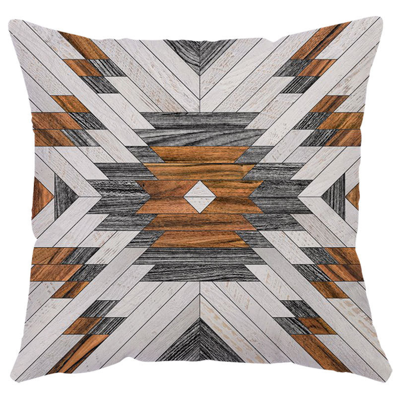 Ins Stripe Lattice geomeetriline padjapüür Magamistoa Diivani Padjapüür 45x45cm Kohandatud lühike plüüs ruudukujuliste padjapüüride sisustus