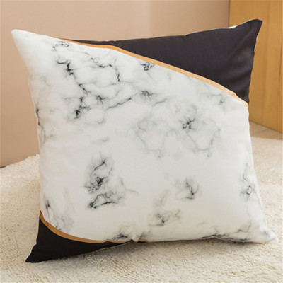 45 cm Modern Simple Marmură Lac Albastru Geometric Marmură Husă de pernă Decor canapea pentru casă Față de pernă Husă de pernă pentru dormitor Decorații