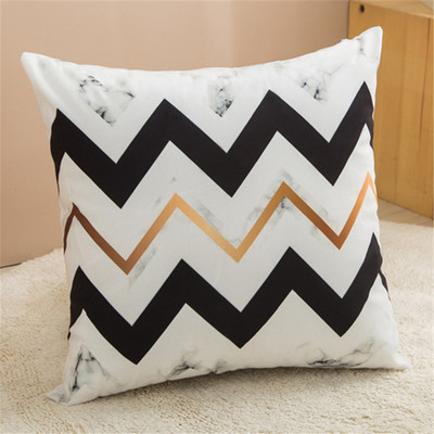 45 cm Modern Simple Marmură Lac Albastru Geometric Marmură Husă de pernă Decor canapea pentru casă Față de pernă Husă de pernă pentru dormitor Decorații