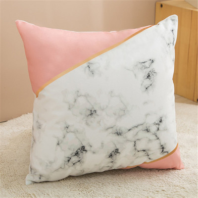 45 cm Modern Simple Marmură Lac Albastru Geometric Marmură Husă de pernă Decor canapea pentru casă Față de pernă Husă de pernă pentru dormitor Decorații