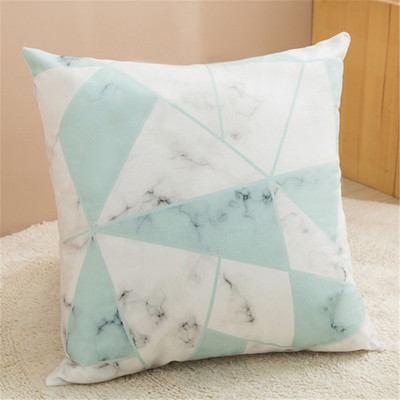 45 cm Modern Simple Marmură Lac Albastru Geometric Marmură Husă de pernă Decor canapea pentru casă Față de pernă Husă de pernă pentru dormitor Decorații