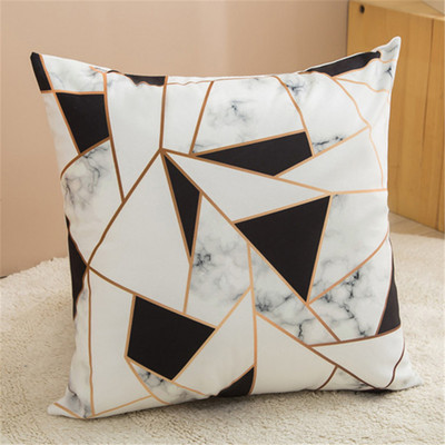 45 cm Modern Simple Marmură Lac Albastru Geometric Marmură Husă de pernă Decor canapea pentru casă Față de pernă Husă de pernă pentru dormitor Decorații
