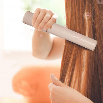 Διπλό ισιωτικό μαλλιών Ασύρματο σίδερο για μπούκλες USB Επαναφορτιζόμενο μίνι νάρθηκα εργαλείο μοντελοποίησης Εργαλείο styling μαλλιών για μπούκλες
