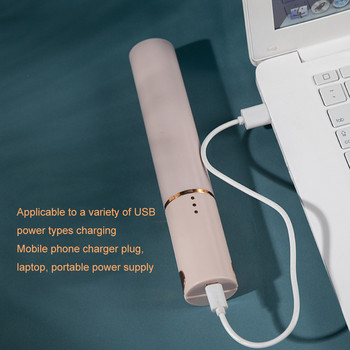 Мини USB безжична преносима безжична маша Маша за коса Преса за коса Регулируема температура Шина Инструмент за оформяне