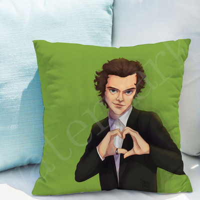 Otthoni dekoráció-Harry-stílusú párnahuzat Esküvői dekoratív pamut anime párnahuzat otthoni párnahuzathoz 45x45 párnahuzat
